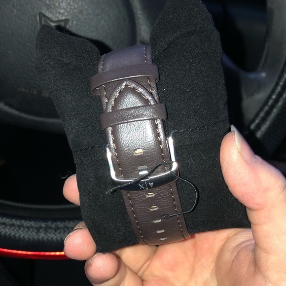 Armani Exchange Leather Watch - Picture 2 of 4